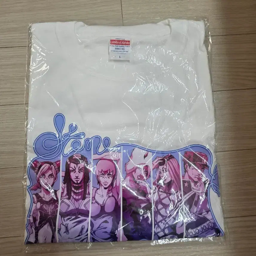 [BUNJANG] Medicos Stone Ocean Short Sleeve T-Shirt L / 죠죠 메디코스 스톤오션 반팔티셔츠 L