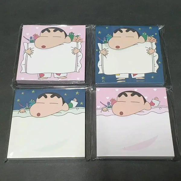 [BUNJANG] Crayon Shin-chan Memo Pad Set (4 Types) / 짱구 떡메 4종 일괄