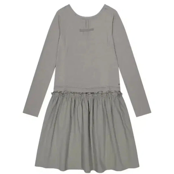 [BUNJANG] KOSEIO Two-Way Shirring Dress Light Khaki / 코이세이오 투웨이 셔링 원피스 라이트 카키