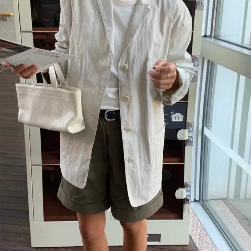 [BUNJANG] GNOO Field Jacket Ecru Gray / gnoo 지누 자켓