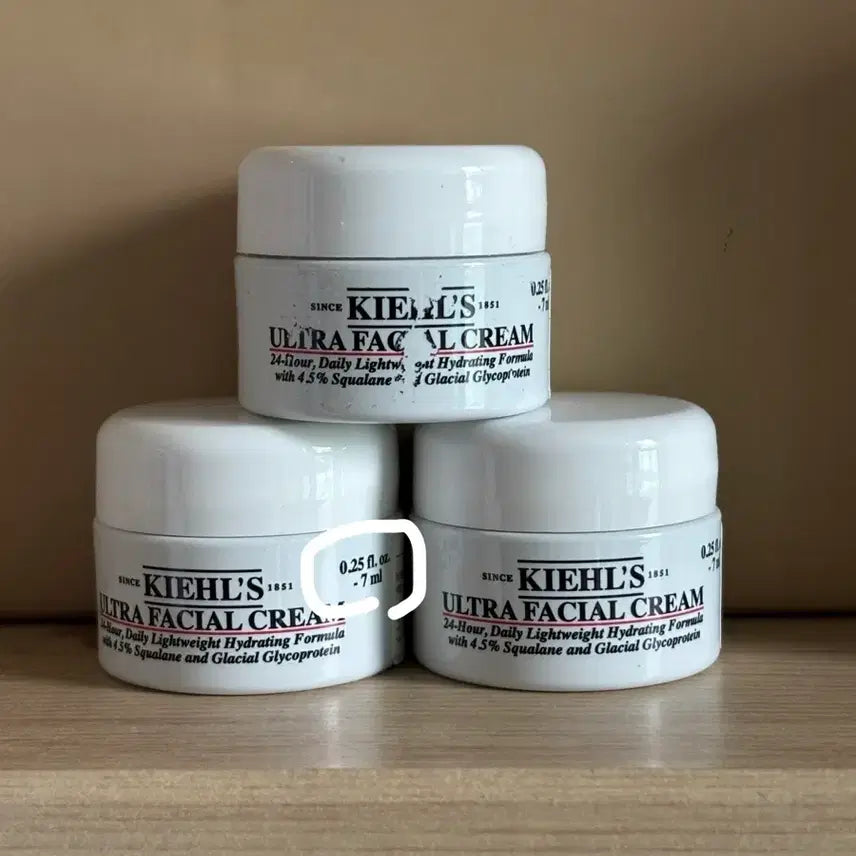 [BUNJANG] Kiehl's Ultra Facial Cream Mini Set (7ml x 3) / 키엘 수분크림 미니 7ml 3개