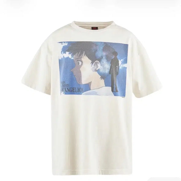 [BUNJANG] Saint Michael x Evangelion Shinji Short Sleeve T-Shirt XXL / [XXL]세인트마이클 신지