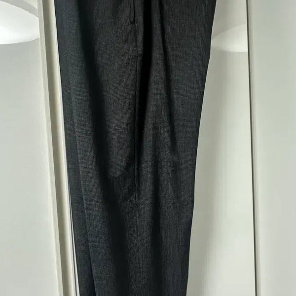 [BUNJANG] Club Monaco Charcoal Check Slacks (L) / 클럽모나코 / 차콜 체크 슬랙스 / L