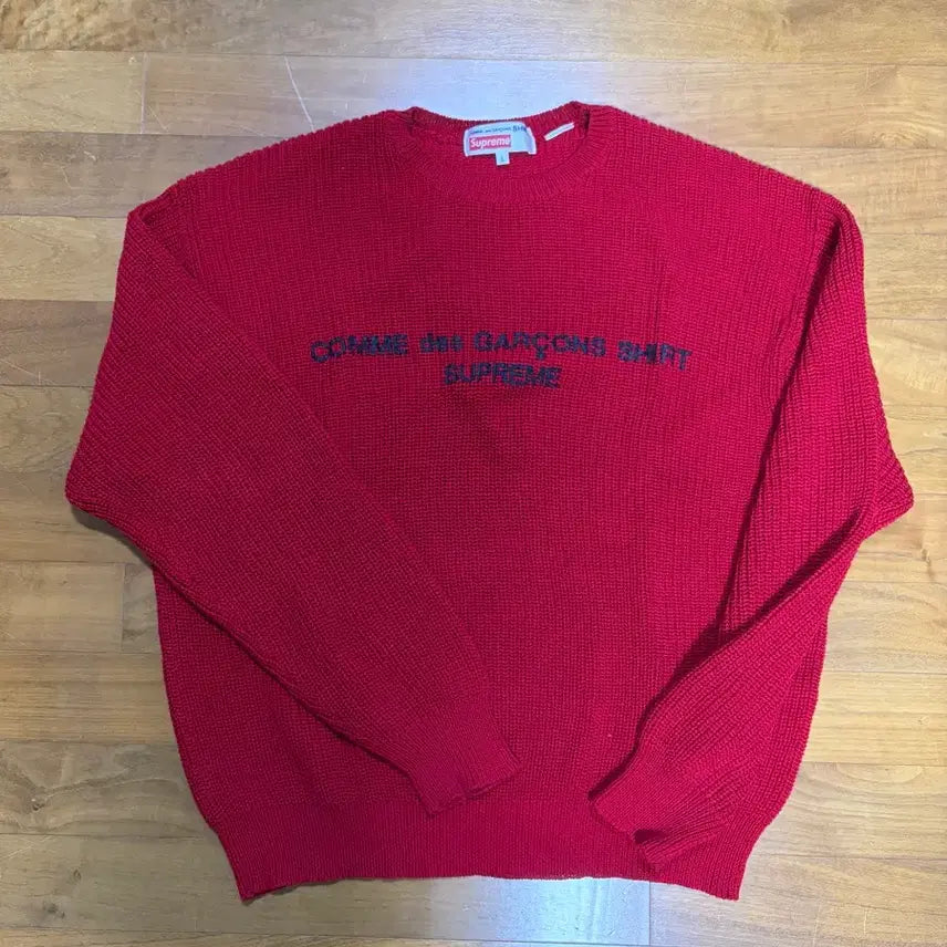 [BUNJANG] Supreme Comme des Garçons Knit Sweater / 슈프림 꼼데 니트