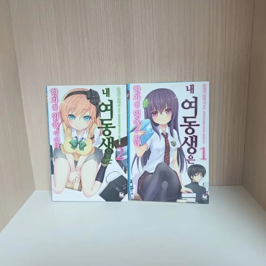 [BUNJANG] My Sister Can Read Kanji Volumes 1-2 Bundle / 마지막할인) 라노벨 내 여동생은 한자를 읽을 수 있다1~2 일괄