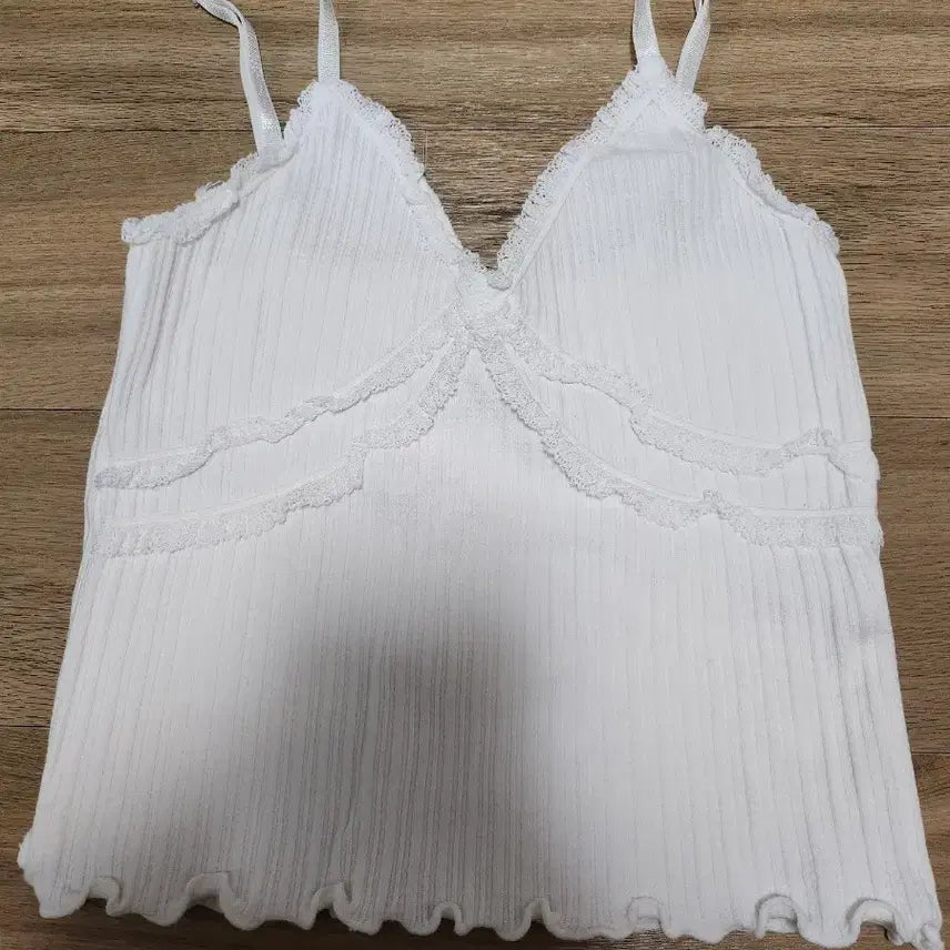 [BUNJANG] Headment Camisole Tank Top White / 헤더먼트 캐미솔 나시 화이트