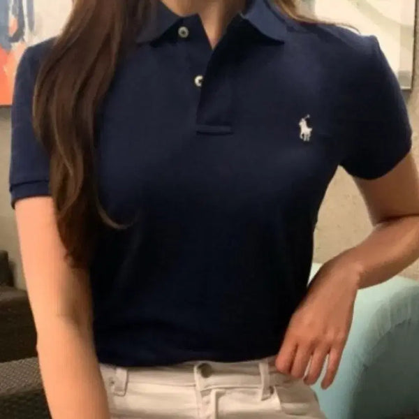[BUNJANG] Polo Ralph Lauren Navy Polo Shirt - XS / 폴로 랄프로렌 네이비 카라티 XS