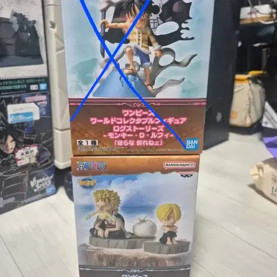 [BUNJANG] One Piece World Collectable Figure Log Story Sanji & Zeff (Sealed) / 원피스 월드 콜렉터블 로그 스토리 피규어 (미개봉)