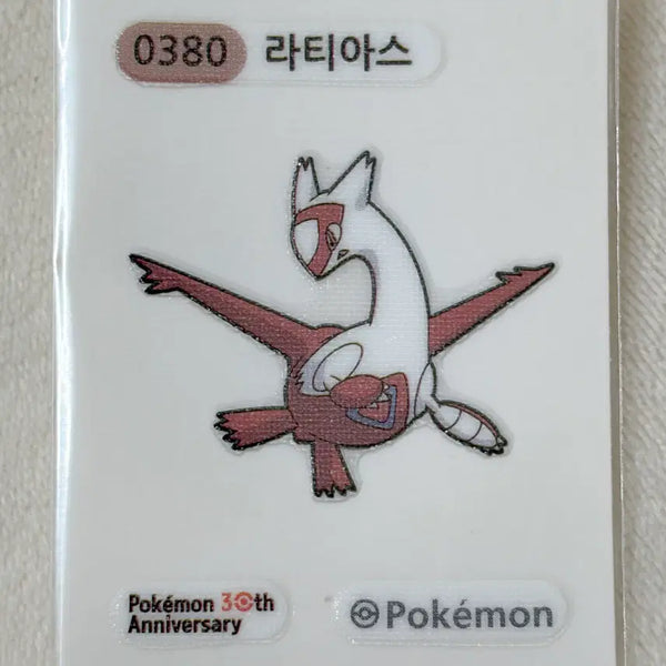 [BUNJANG] Pokemon 30th Anniversary Latias Season 5 Individual Seal / 0380 라티아스 시즌5 30주년 포켓몬 띠부띠부씰