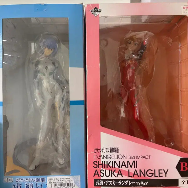 [BUNJANG] Asuka Langley Soryu A & B Prize Figure Set / 레이 아스카 a상 b상 피규어