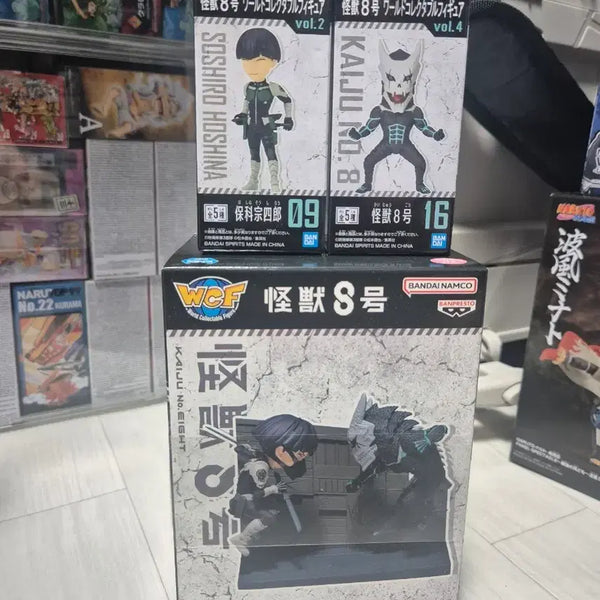 [BUNJANG] Kaiju No. 8 World Collectable Figure 3-Set / 월드 콜렉터블 피규어 괴수 8호 3종 세트