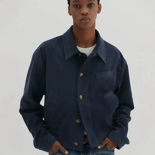 [BUNJANG] DNSH Balmear Crop Jacket Navy / [XL] dnsr 발모어 크롭 자켓 네이비