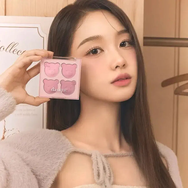 [BUNJANG] Dasique Blending Mood Cheek Palette No. 17 Mood Bear (Sealed) / 데이지크 블렌딩 무드 치크 17 무드 베어 미개봉