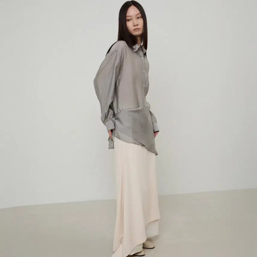 [BUNJANG] Elwood Cubra Drape Skirt / 엘무드 큐브라 드레이프 스커트