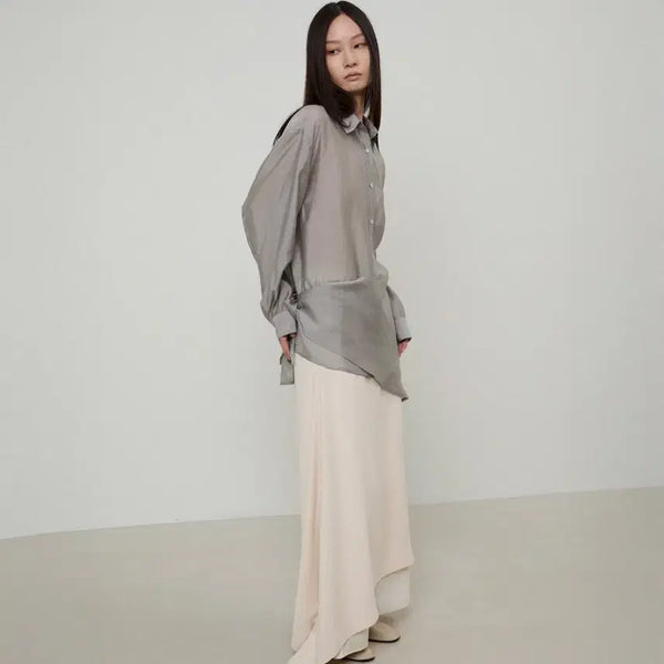 [BUNJANG] Elwood Cubra Drape Skirt / 엘무드 큐브라 드레이프 스커트