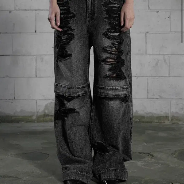 [BUNJANG] Bohemian Seoul Bohemiansew Open Wide Pants Grey M / [새상품 택 O] 보헤미안서울 보헴서 니 오픈 와이드 팬츠 그레이 m