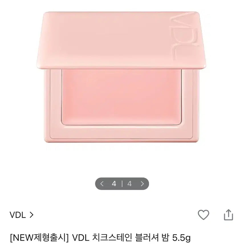 [BUNJANG] VDL Cheek Stain Blusher Balm 01 Bouncing Peach / VDL 치크스테인 블러셔 밤 (01 바운싱피치)