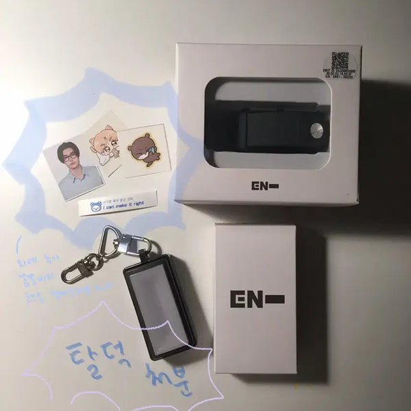 [BUNJANG] ENHYPEN Cheering Band & Cheering Band Keyring Bundle Set / 엔하이픈 응원밴드 응원봉 키링