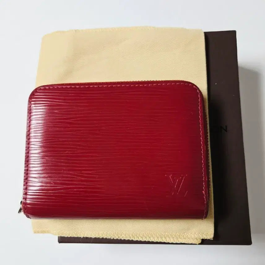 [BUNJANG] Louis Vuitton Epi Card Wallet Red / (정품) 루이비통 에피 카드 지갑 레드 (박스+더스트)