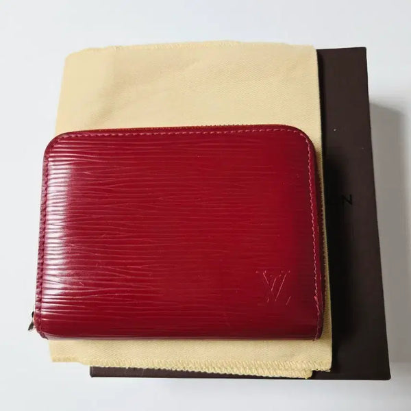 [BUNJANG] Louis Vuitton Epi Card Wallet Red / (정품) 루이비통 에피 카드 지갑 레드 (박스+더스트)