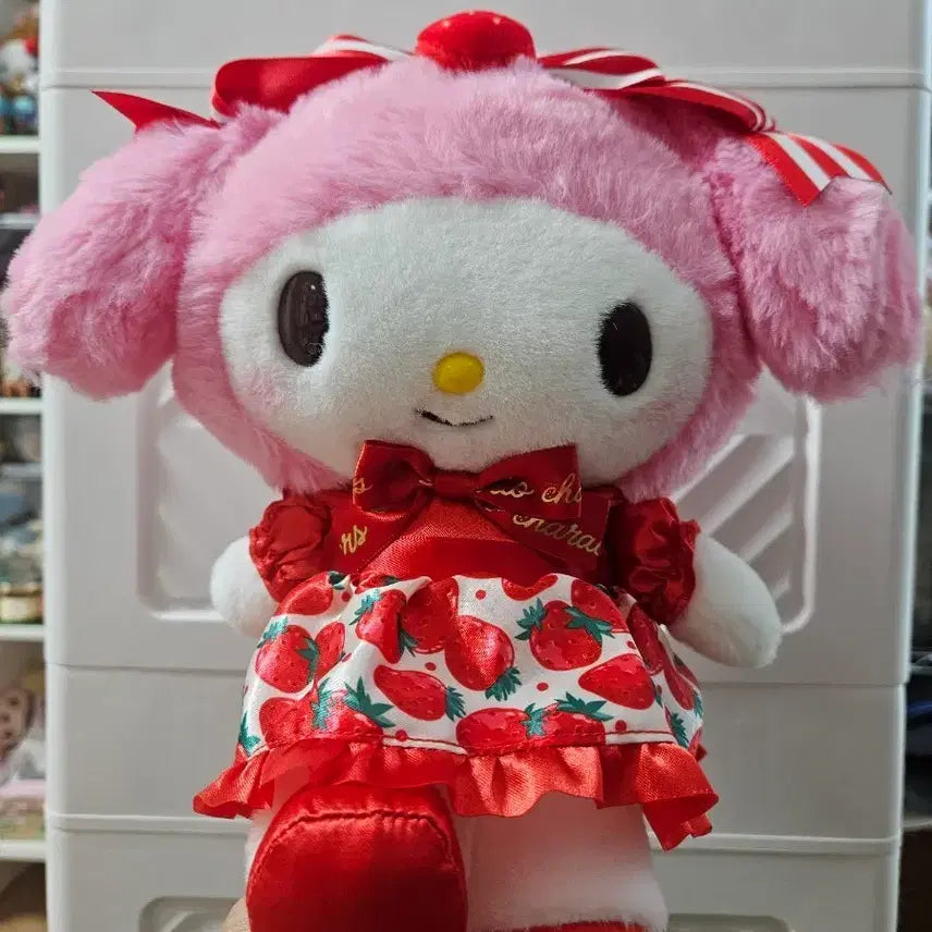 [BUNJANG] Ichigo My Melody Plush Doll / 이치고 마이멜로디 누이인형