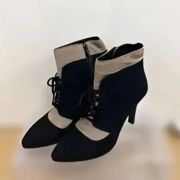 [BUNJANG] Ginza Kanematsu Suede High Heels (Size 240) / 일본 여성 구두 하이힐 긴자카네마스 240 / 패션 [중고]