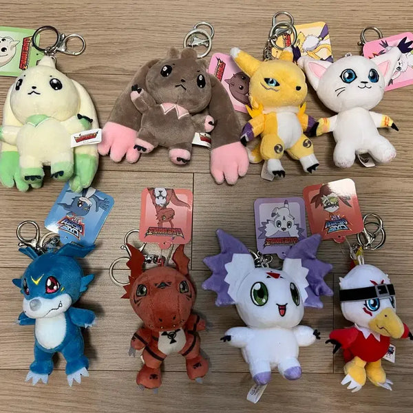 [BUNJANG] Digimon Stuffed Animal Keychains (Assorted Characters) / 디지몬 인형 키링 팔아요