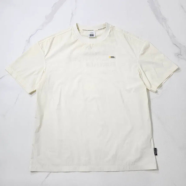 [BUNJANG] National Geographic Kids Nylon Short Sleeve T-Shirt / 내셔널지오그래픽 키즈 성인공용 바스락 나일론 반팔 티셔츠 95