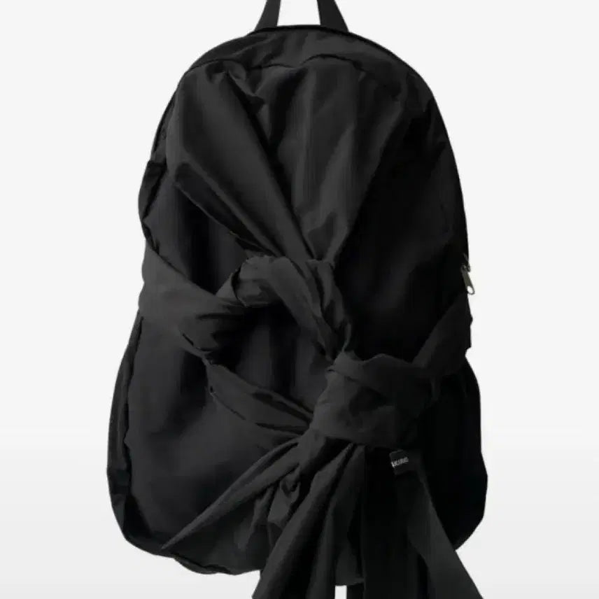 [BUNJANG] Lee Woo & Gama Karas Knotted Backpack Black / 이우가마카라스 노티드 백팩