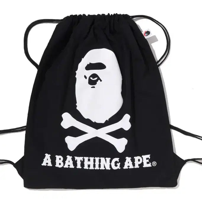 [BUNJANG] BAPE APE Crossbone Nap Sack Bag 26SS / [해외] 베이프 에이프 크로스본 냅색 백 26SS