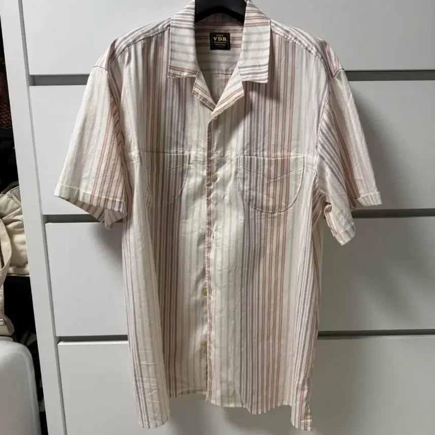 [BUNJANG] BDR Hemingway Stripe Shirt / (라지) 비디알 헤밍웨이 스트라이프 셔츠