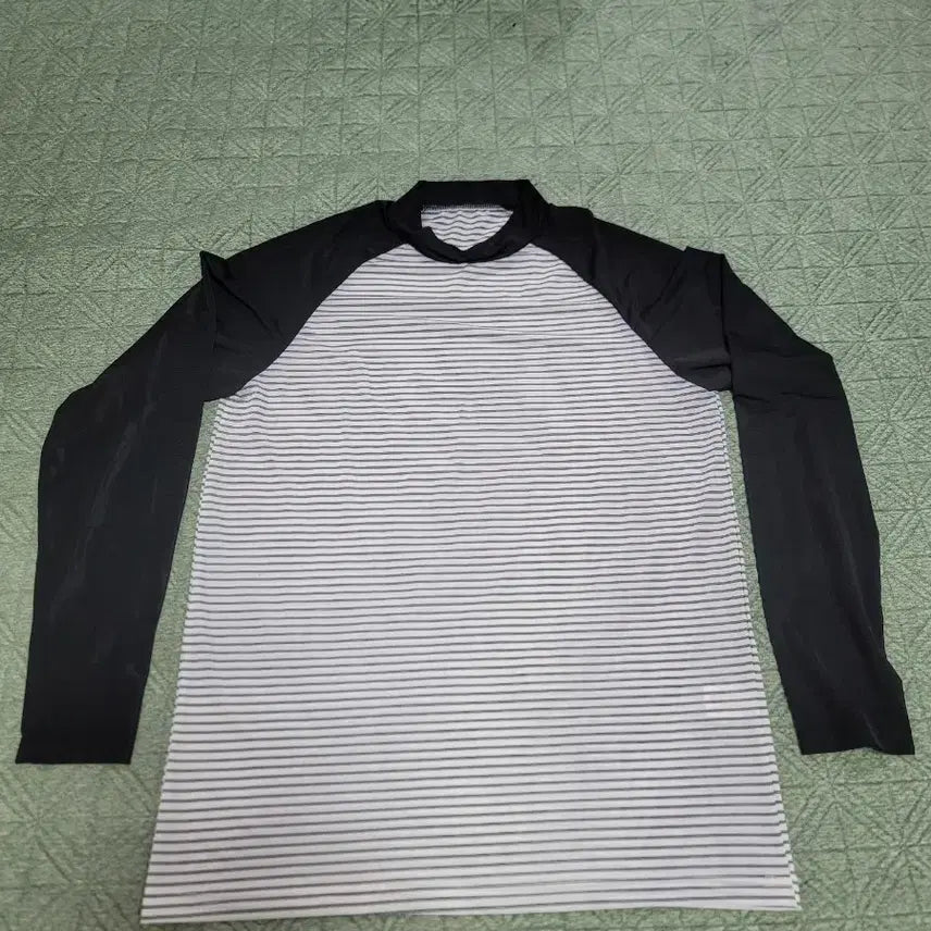 [BUNJANG] E10 Stripe Long Sleeve Cooling T-Shirt / E10 스트라이프 쿨 기능성 긴팔 티셔츠