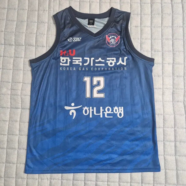 [BUNJANG] Korea Gas Corporation Pegasus Home Jeong Hyogeun #12 Jersey (Men's M) / 한국가스공사 페가수스 홈 (M) 정효근 #12 유니폼 정품