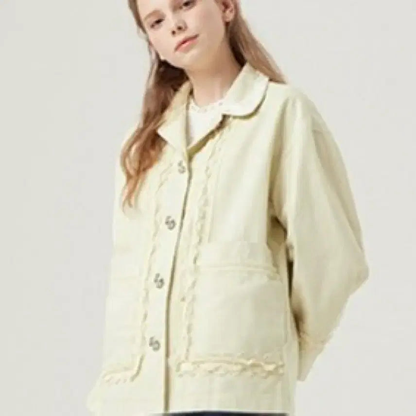 [BUNJANG] Hansem Forme The Store Lace Jacket / 한섬 폼더스토어 레이스 자켓