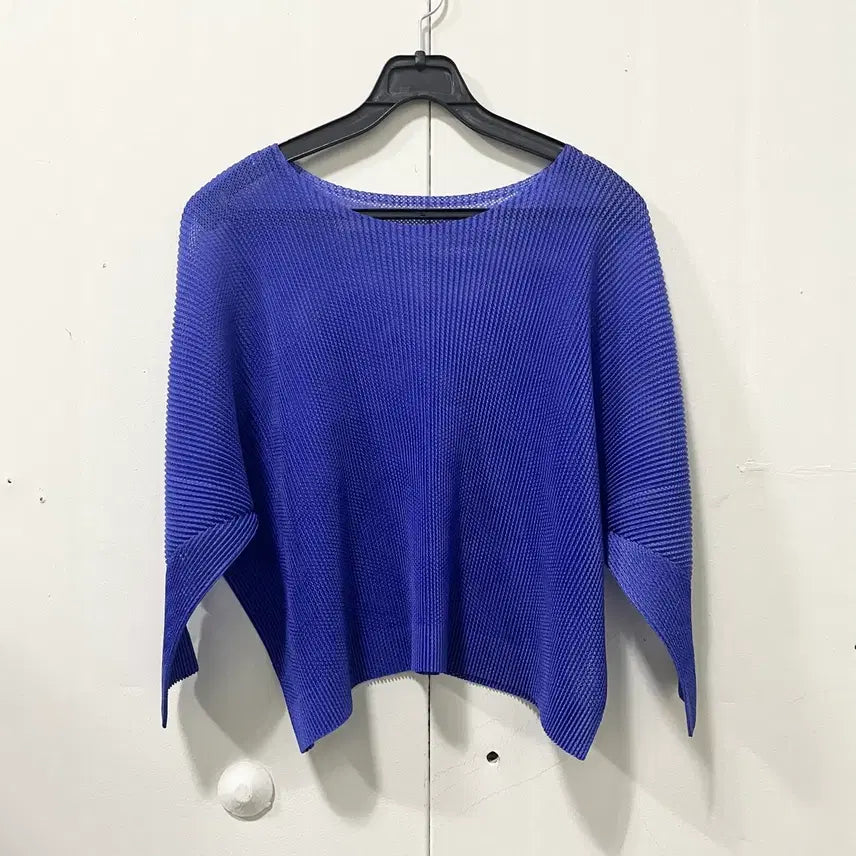 [BUNJANG] Pleats Please Issey Miyake Archive Long Sleeve Cut-off Top / 플리츠 플리즈 이세이 미야케 아카이브 긴팔 컷오프 탑 거의새거