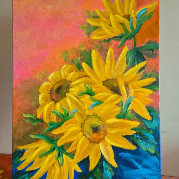 [BUNJANG] Sunflower Oil Painting / 해바라기  유화그림