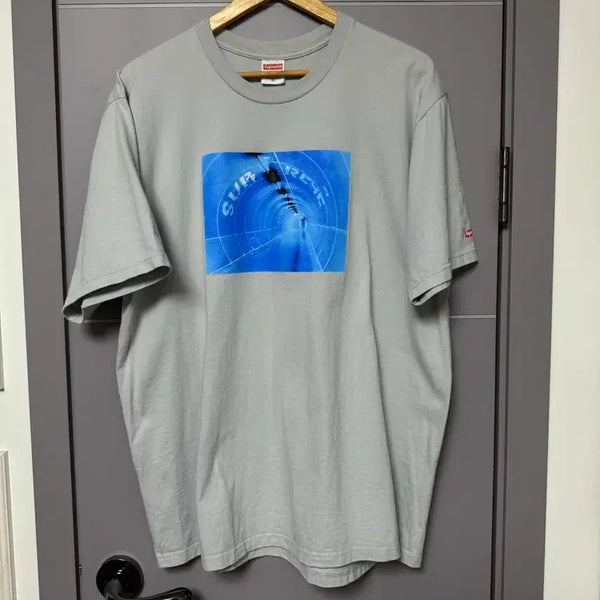 [BUNJANG] Supreme Tunnel Logo Short Sleeve T-Shirt XL / 슈프림 터널 반팔티 xl 오버핏 깔끔