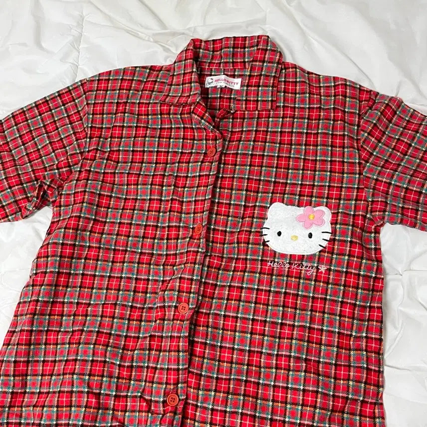 [BUNJANG] Vintage Hello Kitty Pajamas - Classic Kitty Style / 빈티지 헬로키티 잠옷 고전키티st 핑크세스 빈티지