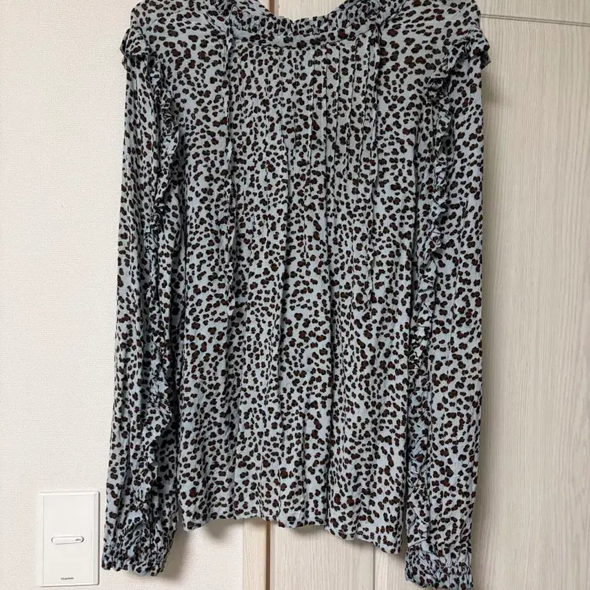 [BUNJANG] Munthe Leopard Print Blouse EU 34 / 문테 Munthe 레오파드 블라우스 eu 34