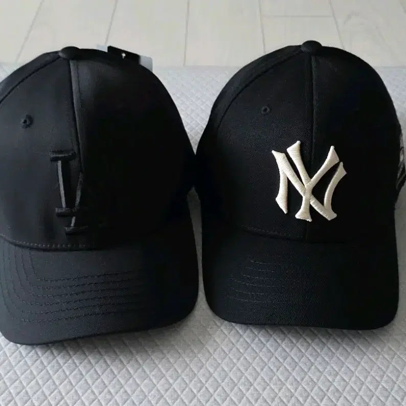 [BUNJANG] MLB Dodgers/Yankees All Black Cotton/Polyester Baseball Cap / MLB모자(57,본문참조)