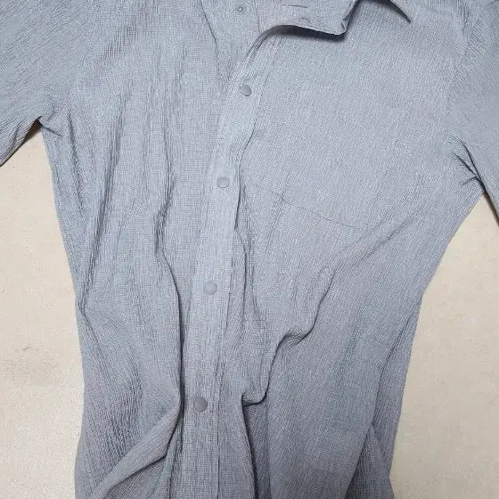 [BUNJANG] TOPTEN Crinkle Short-Sleeve Shirt / 탑텐 크링클 반팔 셔츠