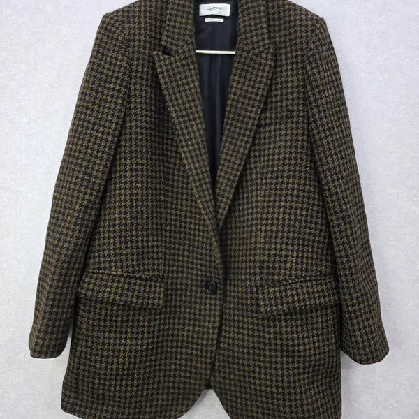 [BUNJANG] Isabel Marant Étoile Houndstooth Wool Blazer / 이자벨마랑 에뚜왈 하운드투스 울 블레이저 ISABEL MARANT