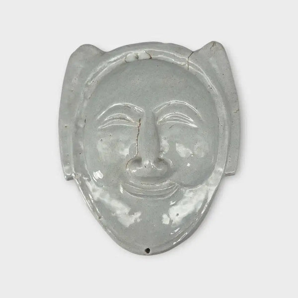 [BUNJANG] Antique Korean White Porcelain Bunetal Mask / 골동품 민속품 도자기 백자  부네탈