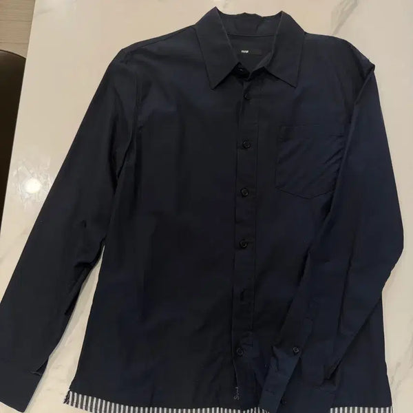 [BUNJANG] System Homme Men's Shirt 95 / 사용x,신세계구매)남성 시스템브랜드 상의 셔츠 95