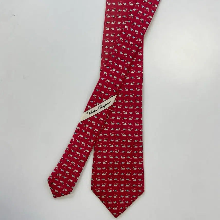 [BUNJANG] Ferragamo 8.7cm 100% Silk Necktie / 페레가모(Ferragamo) 명품 정품 넥타이 8.7cm