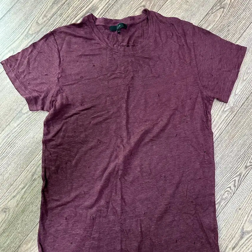 [BUNJANG] IRO Distressed Linen T-Shirt / IRO 디스 린넨 티셔츠