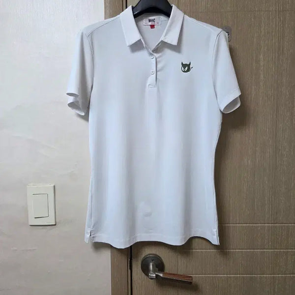 [BUNJANG] WAAC Women's Functional Collar T-Shirt White Size 95 / 왁 골프 여성 기능성 카라티 95