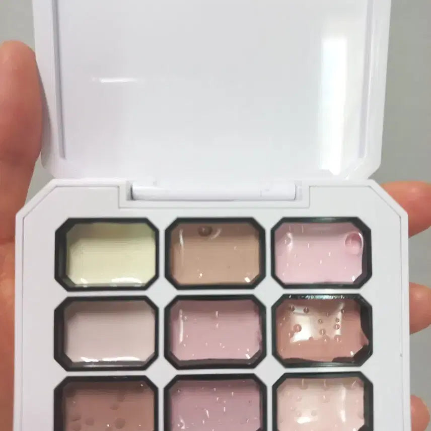 [BUNJANG] 9 Types Nudy Pink Texture Gel Palette Gel Painting Gel French Nail / 9종_누디 핑크 텍스쳐젤 팔레트젤 페인팅젤 프렌치네일