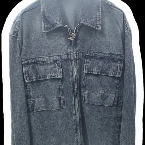 [BUNJANG] Solid Homme Washed Denim Jacket / 솔리드옴므 워싱 데님 자켓 50, 52