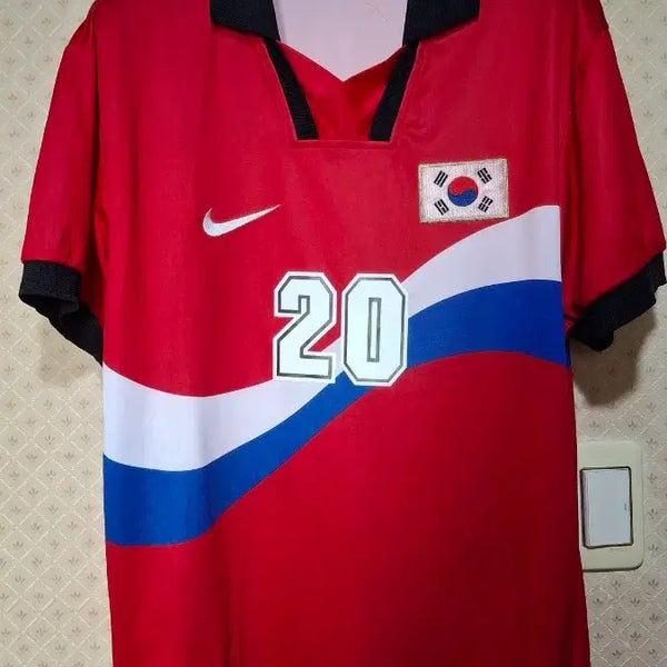 [BUNJANG] Hong Myung-bo South Korea National Football Team Player Issue Jersey (M/95) / 홍명보